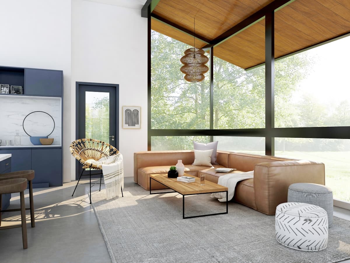 Bright, freshly cleaned modern living space in West Michigan