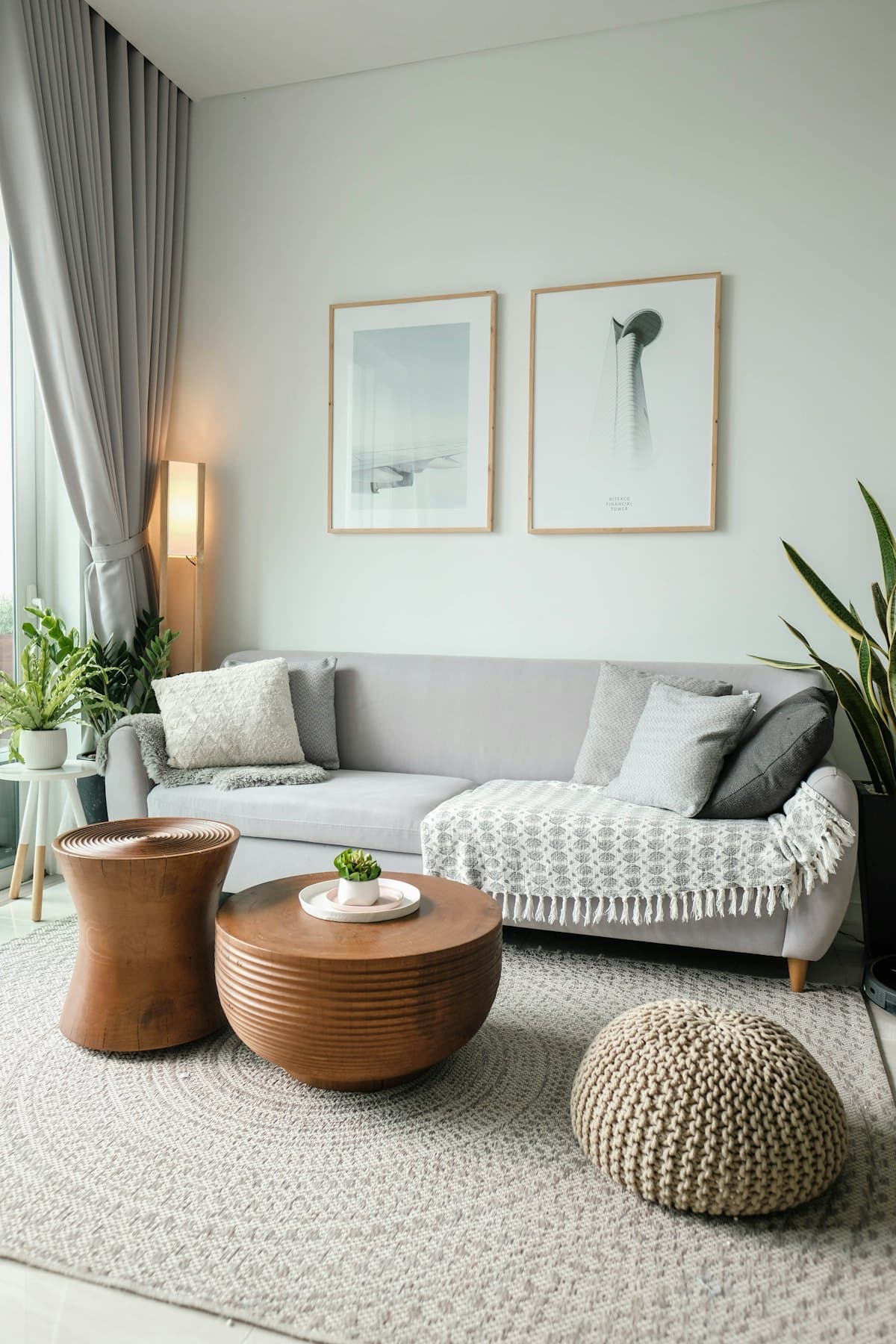 Clean, tidy living room in a West Michigan home